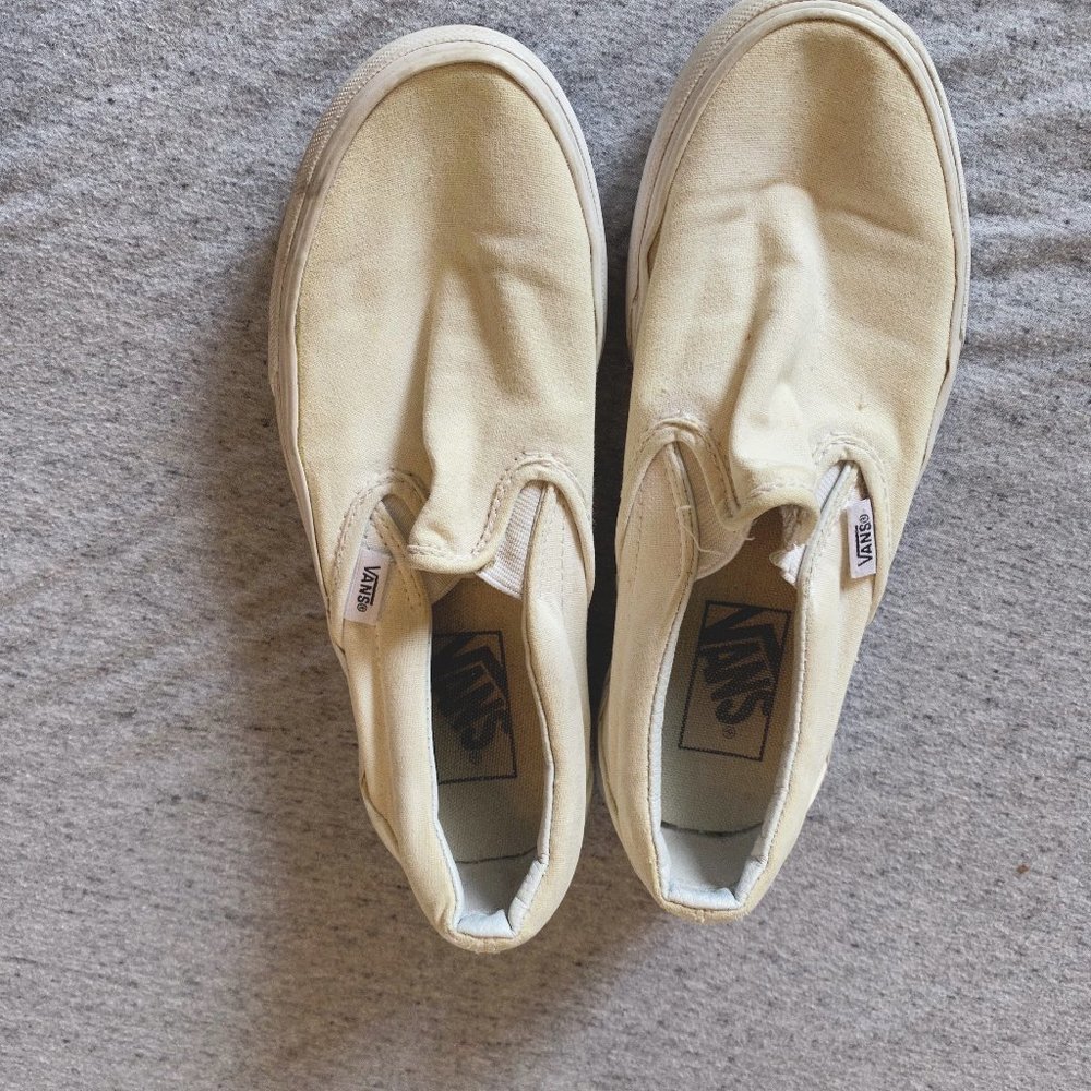 White Vans Sz. 6